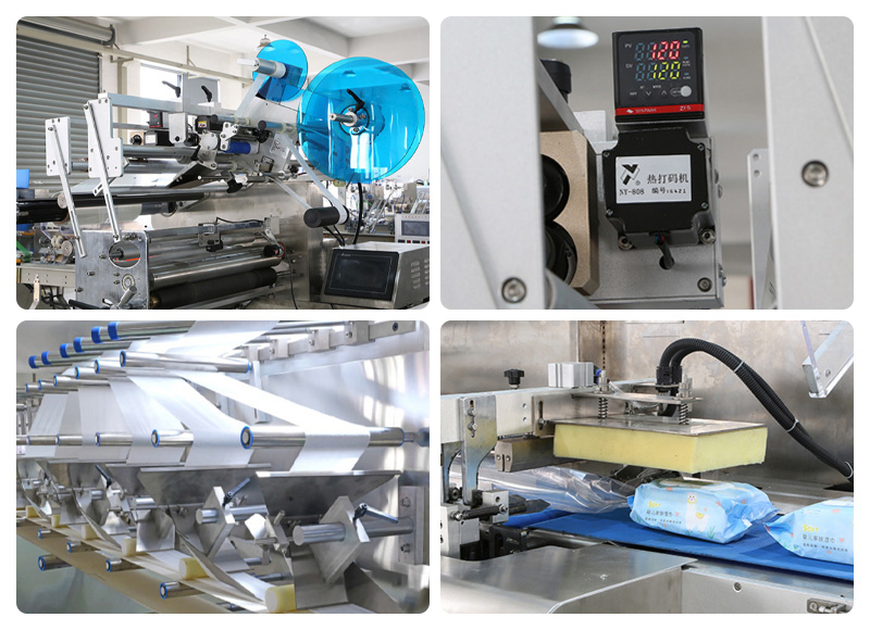 全自动湿巾生产线(40-120片)机械细节