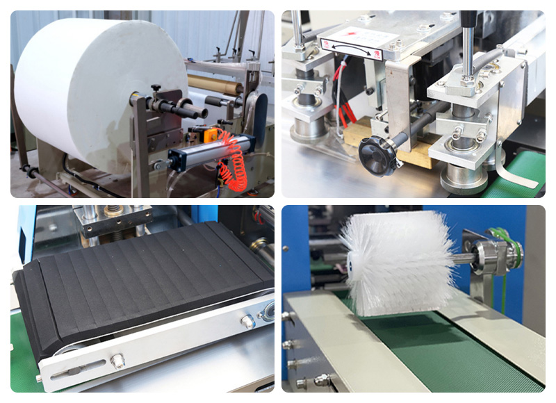 全自动浴巾包装机(一次性高速折叠)机械细节